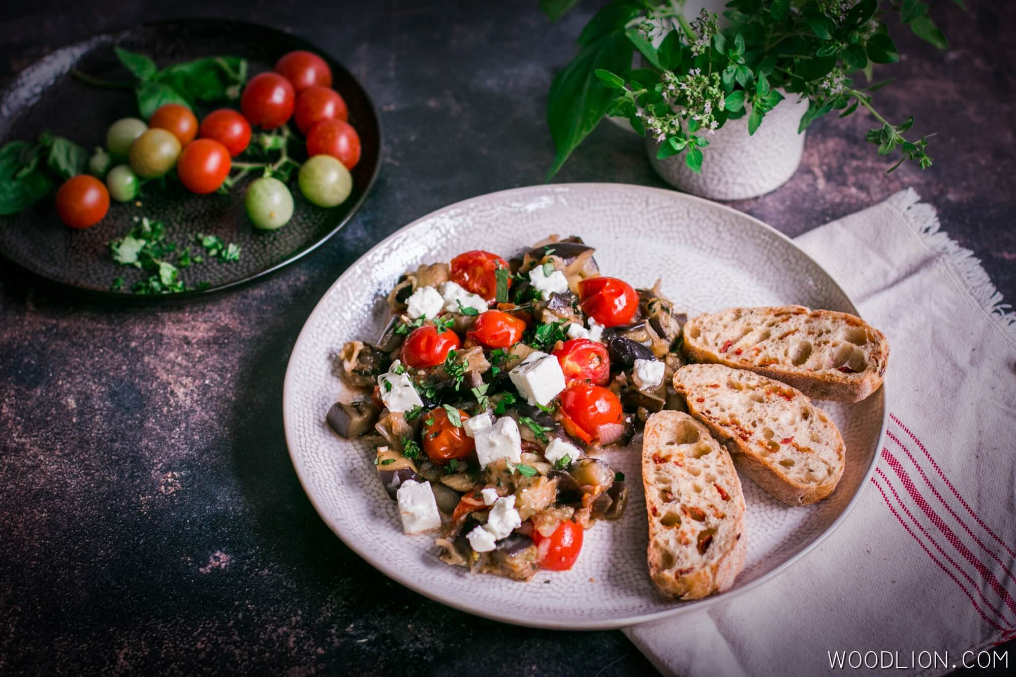 Woodlion Gastor Blog#7 - Könnyű nyári zöldségragu padlizsánnal és mediterrán fűszerekkel
