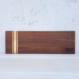 Modern Walnut Ribbon vágódeszka, long Modern Walnut Ribbon vágódeszka, long