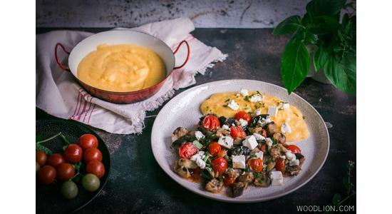Woodlion Gastro Blog#7 - Mediterrán padlizsánragu krémes polentával
