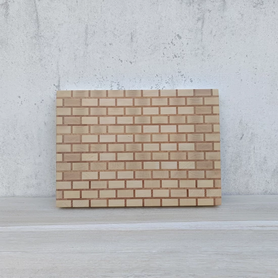 Creative Brick Maple XXL késbarát vágódeszka mintázata